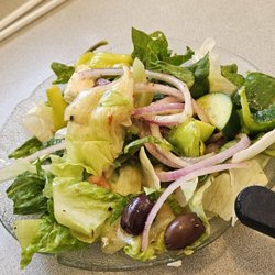 Olympic II Family Restaurant - Greek Salad, best ever. Nice piece of lemon. Peppers milder, I like that.