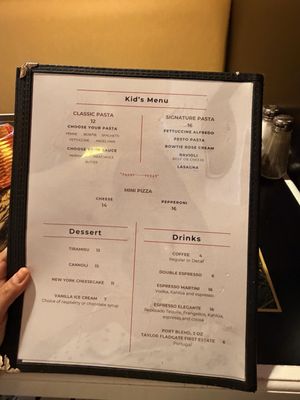 Menu photo 1 The Venetian Restaurant San Diego, CA