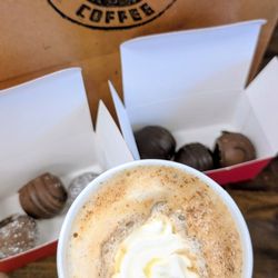 S'mores latte & truffles
