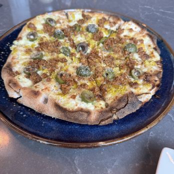 Bar Dough - As close to white pie as we could find. Was surprisingly very tasty. - Italian Near Me - Denver, Colorado Bar Dough - As close to white pie as we could find. Was surprisingly very tasty. - Italian Near Me - Denver, Colorado