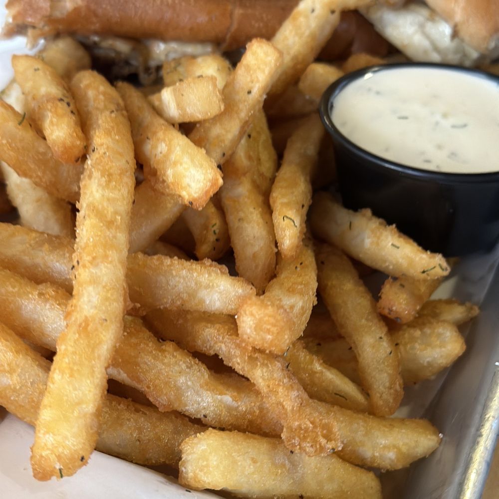 Fries & the Puerto Rican sandwich Fries & the Puerto Rican sandwich