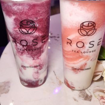 Rose Tea Lounge - Elk Grove - Grape cloud and strawberry cloud - Bubble Tea Near Me - Elk Grove, California Rose Tea Lounge - Elk Grove - Grape cloud and strawberry cloud - Bubble Tea Near Me - Elk Grove, California