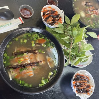 Pho 79 Restaurant - Pho Tai Gan Bo Vien & Pho Tai Bo Vien, and always always Hanh Dam (Vinegar Onions). They also have 3 bowl sizes, we got mediums for $13.65. - Vietnamese Near Me - Westminster, California