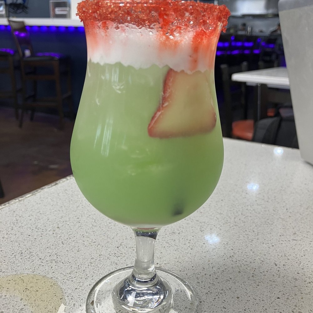 Ale's Kitchen - The Grinch Christmas holiday drink - Breakfast & Brunch Near Me - Midlothian, Texas Ale's Kitchen - The Grinch Christmas holiday drink - Breakfast & Brunch Near Me - Midlothian, Texas