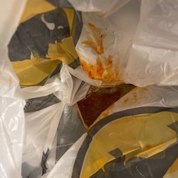 Buffalo Wild Wings - Sauce in bag not on wings