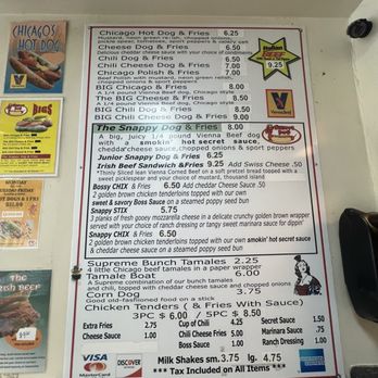 Snappy Dog - Menu - Hot Dogs Near Me - Chicago, Illinois