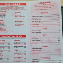 China Renaissance - Menu as of 4/2023