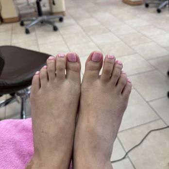 MV Nails - Pedicure with shellac - Nail Salons Near Me - Houston, Texas MV Nails - Pedicure with shellac - Nail Salons Near Me - Houston, Texas