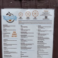 Marzano's Pizza Pie - Summer 2025 menu