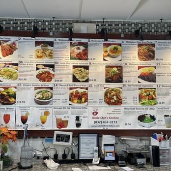Uncle Chin's Kitchen - Menu - Malaysian Near Me - Katy, Texas