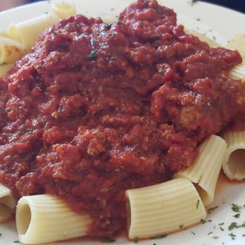 Marri's Pizza & Pasta - Rigatoni with meat sauce and sausage - Italian Near Me - Orange, California