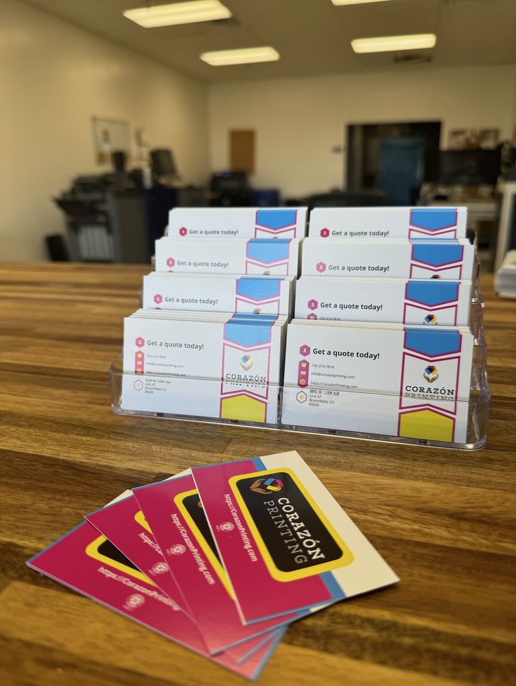CORAZÓN PRINTING Updated August 2024 6650 W 120th Ave, Broomfield