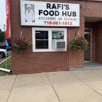Rafi’s Food Hub - the front of the building - Mediterranean Near Me - Olean, New York Rafi’s Food Hub - the front of the building - Mediterranean Near Me - Olean, New York