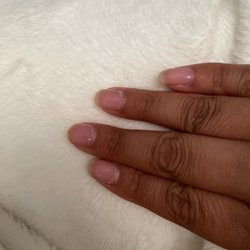 Jazzy Nails & Spa - Terrible gel nail polish