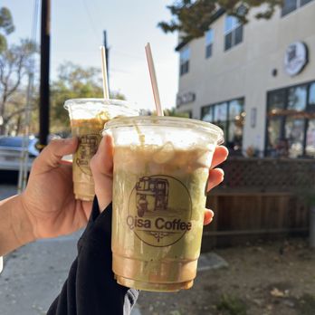 Qisa Coffee - Pistachio Latte - Coffee & Tea Near Me - Sacramento, California Qisa Coffee - Pistachio Latte - Coffee & Tea Near Me - Sacramento, California
