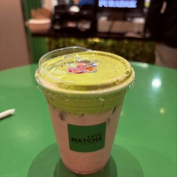 True Matcha - Strawberry Latte with Matcha Creme - Coffee & Tea Near Me - Las Vegas, Nevada