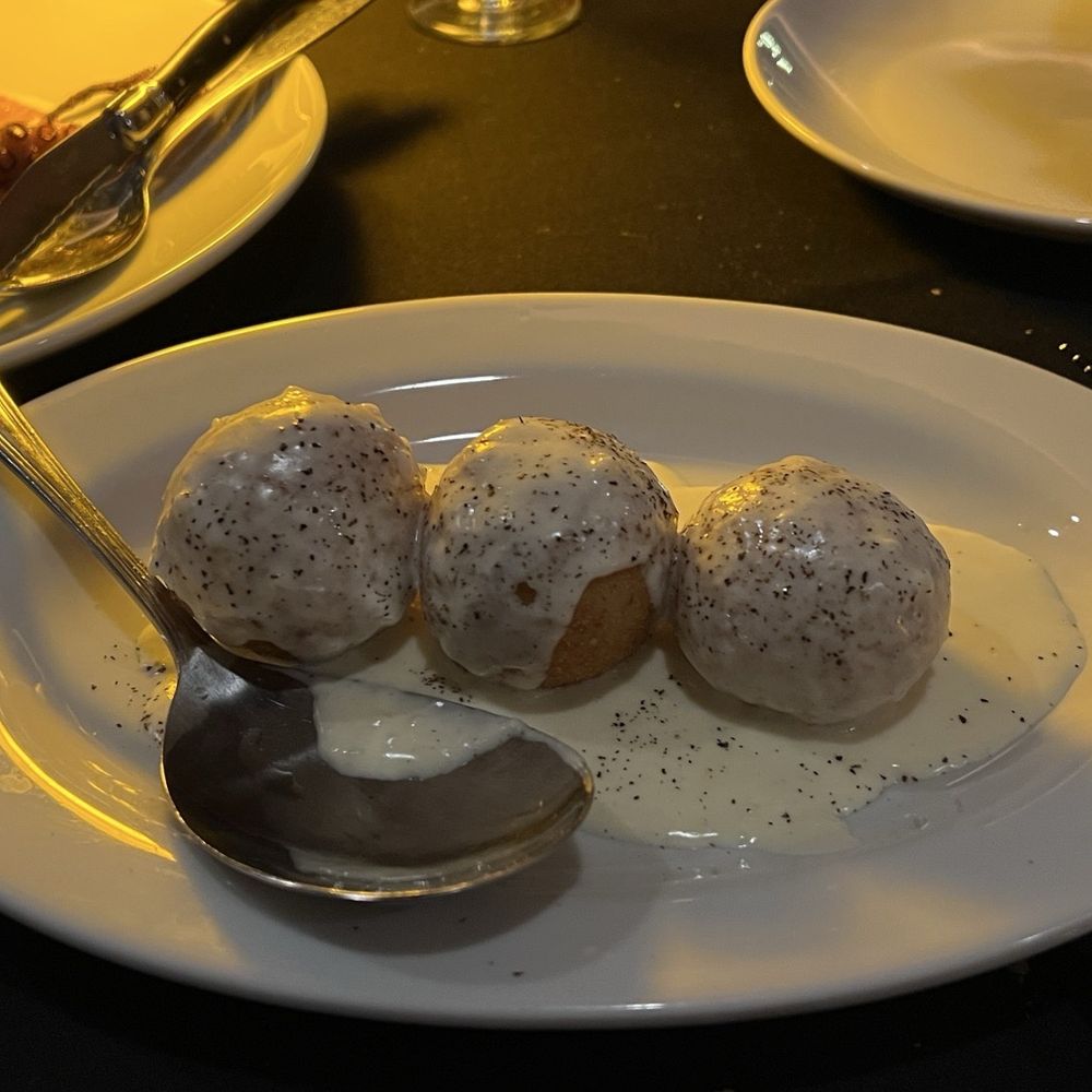 Trattoria Toscana - Arancini appetizer no mozzarella inside, very bland and tasteless - Wine Bars Near Me - Middletown, New Jersey