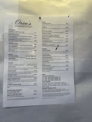 Menu photo 3 Orso's Chicago, IL