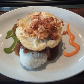 Slappy Cakes - Slappy moco - the twist on a loco moco! - Breakfast & Brunch Near Me - Lahaina, Hawaii