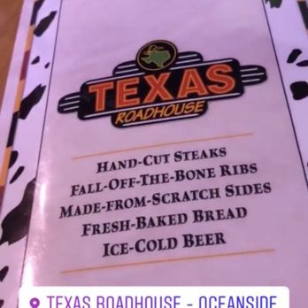 Texas Roadhouse - Menu - Steakhouses Near Me - Oceanside, California Texas Roadhouse - Menu - Steakhouses Near Me - Oceanside, California