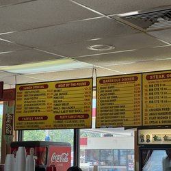 Goings BBQ And Steak - Menu left side