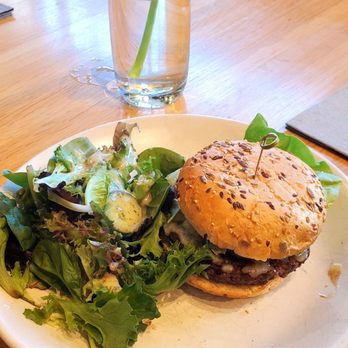 True Food Kitchen - All American Burger (Verde Farms organic 100% grass-fed beef, agreed white cheddar, TFK special sauce, butter lettuce, and tomato). - New American Near Me - Hackensack, New Jersey