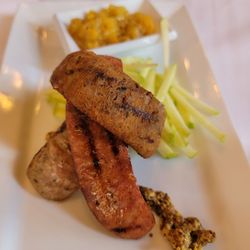 Briar Rose Chophouse & Saloon - Sausage appetizer