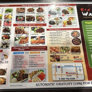 Red Wasabi Sushi - FEB 2026 - Menu. - Sushi Bars Near Me - West Covina, California Red Wasabi Sushi - FEB 2026 - Menu. - Sushi Bars Near Me - West Covina, California