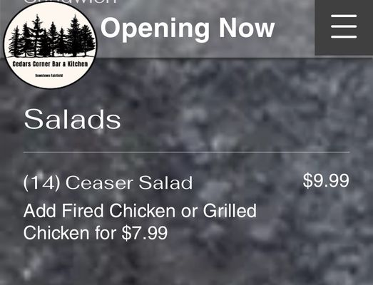 Cedars corner bar and kitchen by null