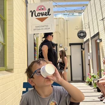 Novel Ice Cream - Five year old loved the strawberry ice cream and tiny cookie - Ice Cream & Frozen Yogurt Near Me - Mesa, Arizona Novel Ice Cream - Five year old loved the strawberry ice cream and tiny cookie - Ice Cream & Frozen Yogurt Near Me - Mesa, Arizona