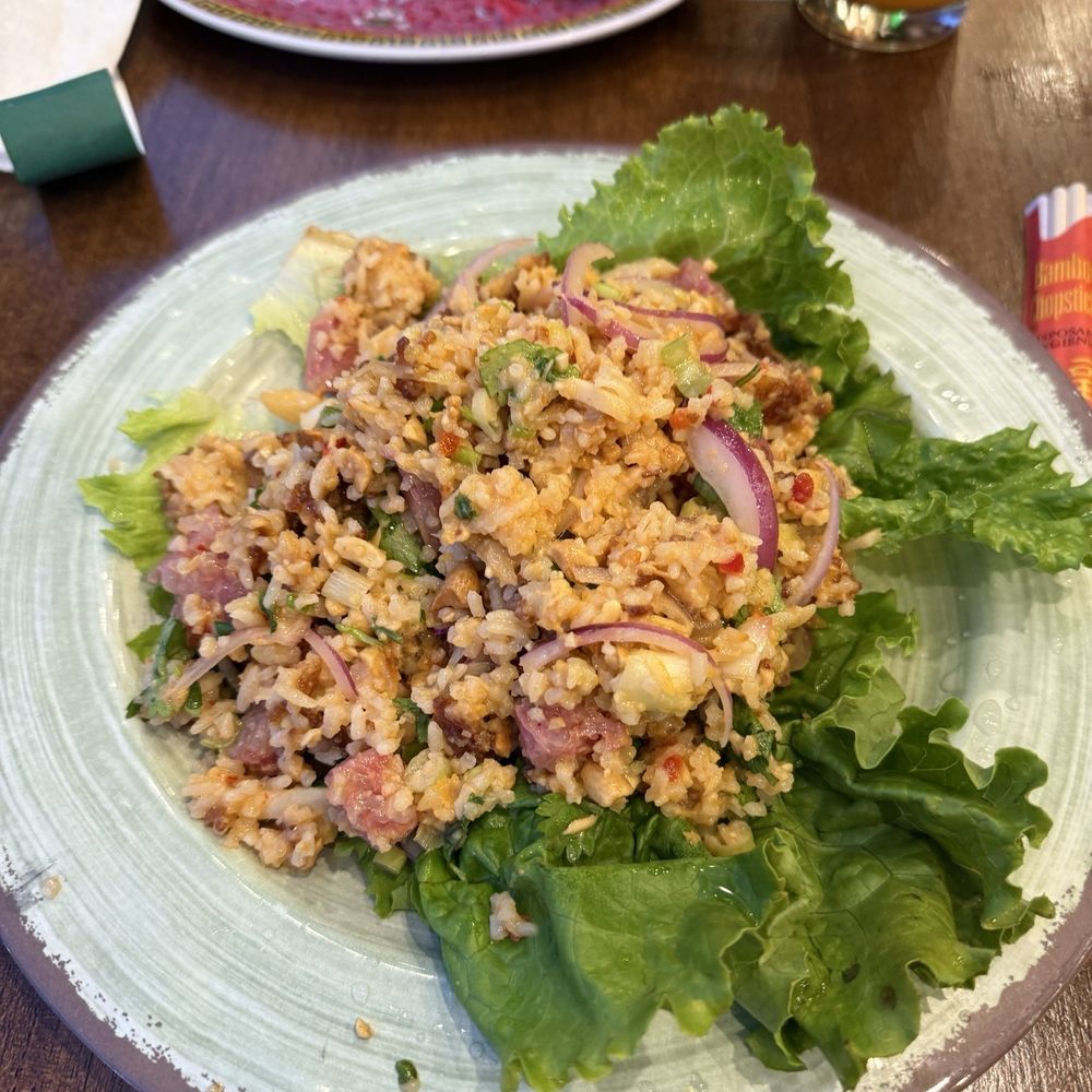 Nam Khao (Crispy Rice Salad) Nam Khao (Crispy Rice Salad)