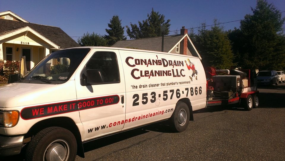 Slide of Conan's Drain Cleaning