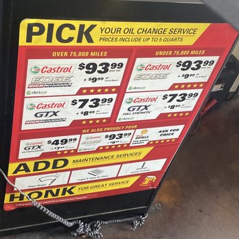 Take 5 Oil Change - Price list for oil changes with all the details - Oil Change Stations Near Me - Houston, Texas Take 5 Oil Change - Price list for oil changes with all the details - Oil Change Stations Near Me - Houston, Texas