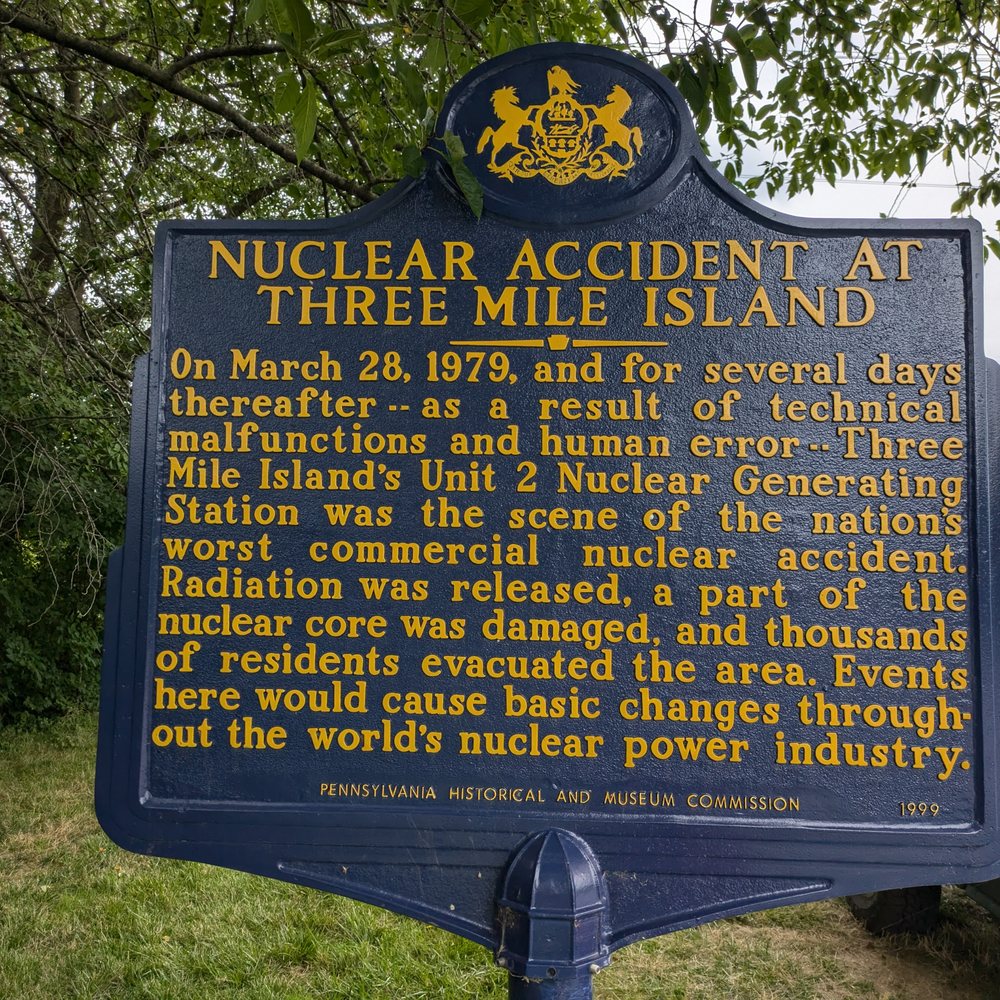 Three Mile Island Generating Station - Three Mile Island Historical Marker, Middletown - Tours Near Me - Middletown, Pennsylvania Three Mile Island Generating Station - Three Mile Island Historical Marker, Middletown - Tours Near Me - Middletown, Pennsylvania