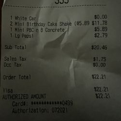I paid $5.89 for the mini shakes