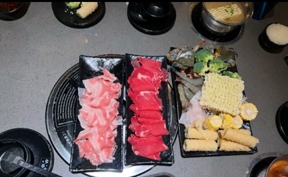 Food from KPOT Korean BBQ & Hot Pot