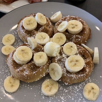Mornings Breakfast & Brunch - Banana waffles - Breakfast & Brunch Near Me - Indianapolis, Indiana Mornings Breakfast & Brunch - Banana waffles - Breakfast & Brunch Near Me - Indianapolis, Indiana