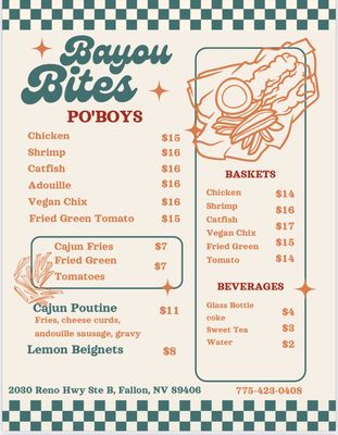 Menu photo 2 Bayou Bites Fallon, NV Menu photo 2 Bayou Bites Fallon, NV