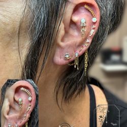 Curated Piercing Studio  - Dripping in gold...