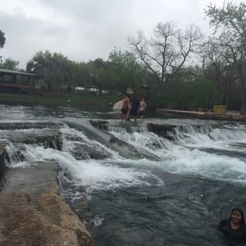 Rio Vista Park - Water fall - Parks Near Me - San Marcos, Texas