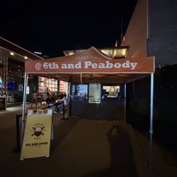 Daddy’s Dogs - Pop up stand in the middle of the Tennessee moonshine distillery