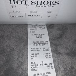 Hollywood Exotic Shop - Proof of Purchase