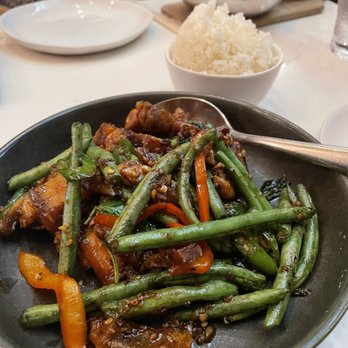 Sisters Thai - Moo Grob Basil - Thai Near Me - Fairfax, Virginia Sisters Thai - Moo Grob Basil - Thai Near Me - Fairfax, Virginia