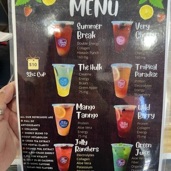 Protein Plus - Refreshers Menu - Health Markets Near Me - Upland, California