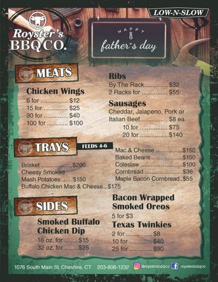 Menu photo 4 Royster's BBQ Company Cheshire, CT Menu photo 4 Royster's BBQ Company Cheshire, CT