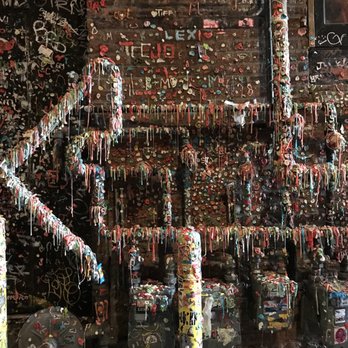 The Gum Wall - Local Flavor Near Me - Seattle, Washington The Gum Wall - Local Flavor Near Me - Seattle, Washington