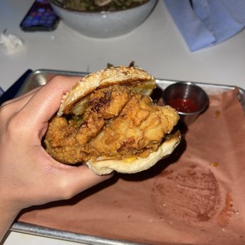Sassafras - Chicken sandwich - Southern Near Me - West Palm Beach, Florida