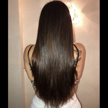 Mane Vibe - After 2 packs of tape in extensions - Hair Extensions Near Me - Phoenix, Arizona
