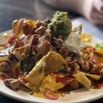 Local Goat - BBQ Chicken Nachos - New American Near Me - Pigeon Forge, Tennessee