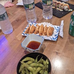 A1. Edamame fried pork wontons A1. Edamame fried pork wontons
